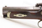 Very Scarce ENGRAVED Antique GILLESPIE Percussion DERRINGER Pistol NEW YORK CALIFORNIA GOLD RUSH Era RIVERBOAT GAMBLER’s Gun - Image 17 of 17