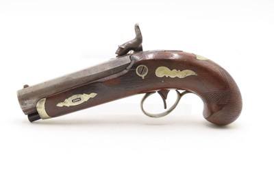 Very Scarce ENGRAVED Antique GILLESPIE Percussion DERRINGER Pistol NEW YORK CALIFORNIA GOLD RUSH Era RIVERBOAT GAMBLER’s Gun - Image 14 of 17