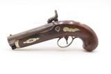 Very Scarce ENGRAVED Antique GILLESPIE Percussion DERRINGER Pistol NEW YORK CALIFORNIA GOLD RUSH Era RIVERBOAT GAMBLER’s Gun - Image 14 of 17