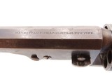 ENGRAVED Antique CIVIL WAR Era MANHATTAN ARMS .31 POCKET Model RevolverNew Jersey Manufactured PERCUSSION Revolver - Image 8 of 21