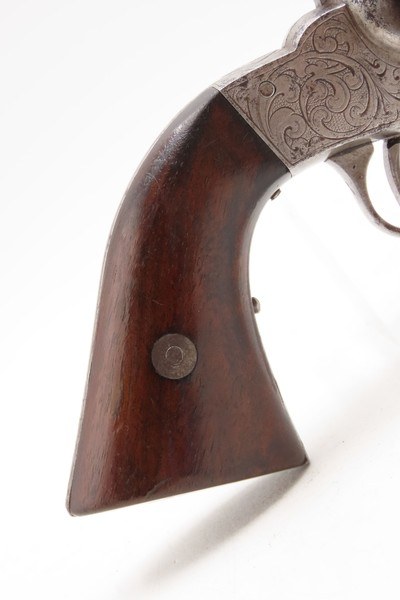 ENGRAVED Antique CIVIL WAR Era MANHATTAN ARMS .31 POCKET Model RevolverNew Jersey Manufactured PERCUSSION Revolver - Image 19 of 21