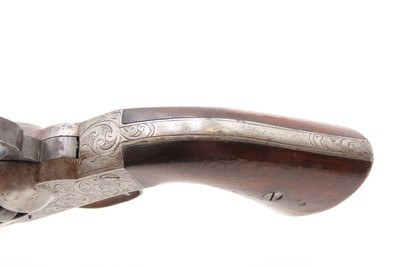 ENGRAVED Antique CIVIL WAR Era MANHATTAN ARMS .31 POCKET Model RevolverNew Jersey Manufactured PERCUSSION Revolver - Image 6 of 21