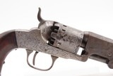 ENGRAVED Antique CIVIL WAR Era MANHATTAN ARMS .31 POCKET Model RevolverNew Jersey Manufactured PERCUSSION Revolver - Image 20 of 21