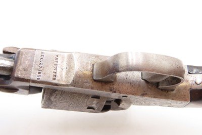 ENGRAVED Antique CIVIL WAR Era MANHATTAN ARMS .31 POCKET Model RevolverNew Jersey Manufactured PERCUSSION Revolver - Image 16 of 21