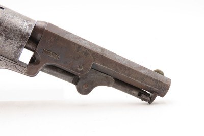 ENGRAVED Antique CIVIL WAR Era MANHATTAN ARMS .31 POCKET Model RevolverNew Jersey Manufactured PERCUSSION Revolver - Image 21 of 21