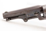 ENGRAVED Antique CIVIL WAR Era MANHATTAN ARMS .31 POCKET Model RevolverNew Jersey Manufactured PERCUSSION Revolver - Image 5 of 21