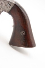 ENGRAVED Antique CIVIL WAR Era MANHATTAN ARMS .31 POCKET Model RevolverNew Jersey Manufactured PERCUSSION Revolver - Image 3 of 21