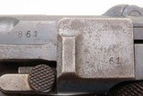WORLD WAR I 1915 Dated DWM Imperial German LUGER P.08 MILITARY Pistol C&R“GREAT WAR” Dated 9mm SEMI-AUTOMATIC Sidearm - Image 6 of 21