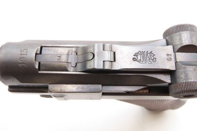WORLD WAR I 1915 Dated DWM Imperial German LUGER P.08 MILITARY Pistol C&R“GREAT WAR” Dated 9mm SEMI-AUTOMATIC Sidearm - Image 10 of 21