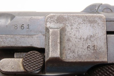 WORLD WAR I 1915 Dated DWM Imperial German LUGER P.08 MILITARY Pistol C&R“GREAT WAR” Dated 9mm SEMI-AUTOMATIC Sidearm - Image 6 of 21