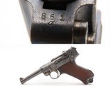 WORLD WAR I 1915 Dated DWM Imperial German LUGER P.08 MILITARY Pistol C&R“GREAT WAR” Dated 9mm SEMI-AUTOMATIC Sidearm - Image 1 of 21