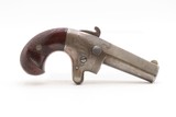 RARE Post-CIVIL WAR Antique NATIONAL ARMS No. 2 .41 RF Derringer WILD WESTFACTORY ENGRAVED Swivel Barrel PRE-COLT Pistol - Image 14 of 17