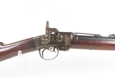CIVIL WAR U.S. Mass. Arms SMITH PATENT Breech Loading CAVALRY SR CarbineUsed Beyond the Civil War into the WILD WEST - Image 4 of 20