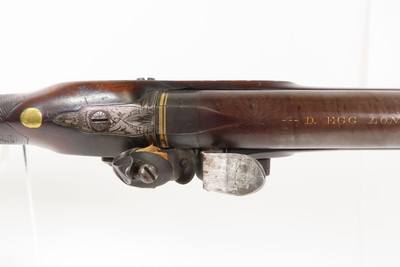 Late 1700s ENGRAVED & GOLD INLAID Antique DURS EGG FLINTLOCK Sporting GunOne of England’s Finest Gunmakers of all time - Image 17 of 25