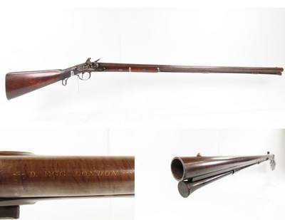 Late 1700s ENGRAVED & GOLD INLAID Antique DURS EGG FLINTLOCK Sporting GunOne of England’s Finest Gunmakers of all time - Image 1 of 25