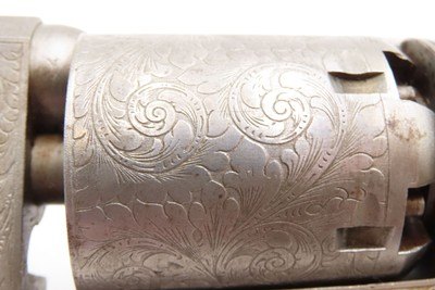 Antique Italian Reproduction 2nd Model COLT DRAGOON .44 Percussion Revolver ENGRAVED 1978 Manufactured ICAM Signed - Image 17 of 22