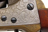 Antique Italian Reproduction 2nd Model COLT DRAGOON .44 Percussion Revolver ENGRAVED 1978 Manufactured ICAM Signed - Image 16 of 22