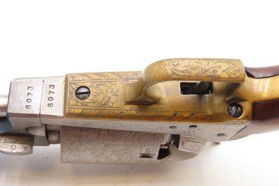 Antique Italian Reproduction 2nd Model COLT DRAGOON .44 Percussion Revolver ENGRAVED 1978 Manufactured ICAM Signed - Image 14 of 22
