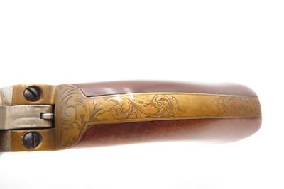 Antique Italian Reproduction 2nd Model COLT DRAGOON .44 Percussion Revolver ENGRAVED 1978 Manufactured ICAM Signed - Image 2 of 22
