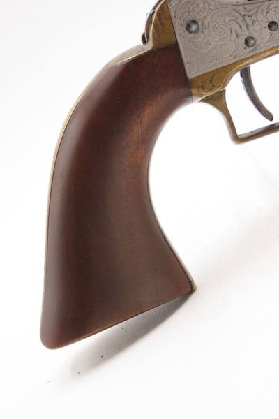Antique Italian Reproduction 2nd Model COLT DRAGOON .44 Percussion Revolver ENGRAVED 1978 Manufactured ICAM Signed - Image 8 of 22