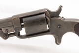 RARE Antique JAMES REID Model 4 DUAL IGNITION Percussion/Rimfire RevolverCIVIL WAR Era New York WILD WEST Hideout Revolver - Image 4 of 17