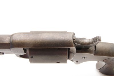 RARE Antique JAMES REID Model 4 DUAL IGNITION Percussion/Rimfire RevolverCIVIL WAR Era New York WILD WEST Hideout Revolver - Image 7 of 17