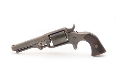 RARE Antique JAMES REID Model 4 DUAL IGNITION Percussion/Rimfire RevolverCIVIL WAR Era New York WILD WEST Hideout Revolver - Image 2 of 17