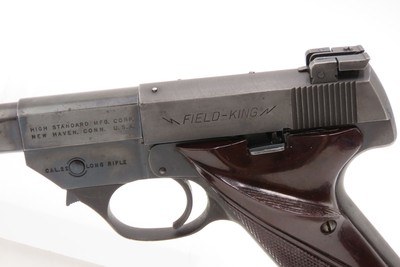 1953 HIGH STANDARD “Field King” .22 RF SEMI-AUTO Target Pistol C&R PLINKERWith a Reputation for RELIABILITY and ACCURACY - Image 4 of 20