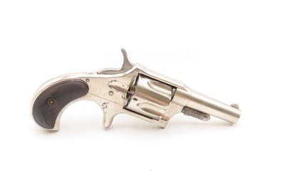 1870-80s REMINGTON “New Model No. 4” .38 RF Self Defense POCKET RevolverVERY NICE WILD WEST Conceal/Carry NICKEL FINISH - Image 13 of 16