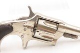 1870-80s REMINGTON “New Model No. 4” .38 RF Self Defense POCKET RevolverVERY NICE WILD WEST Conceal/Carry NICKEL FINISH - Image 15 of 16