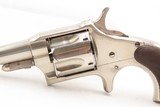 1870-80s REMINGTON “New Model No. 4” .38 RF Self Defense POCKET RevolverVERY NICE WILD WEST Conceal/Carry NICKEL FINISH - Image 4 of 16