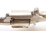 1870-80s REMINGTON “New Model No. 4” .38 RF Self Defense POCKET RevolverVERY NICE WILD WEST Conceal/Carry NICKEL FINISH - Image 11 of 16