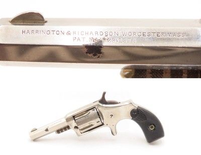 Antique HARRINGTON & RICHARDSON .32 Self Defense POCKET Revolver WILD WESTHideout/Backup CONCEAL/CARRY Handgun - Image 1 of 18
