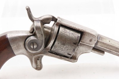 Rare CIVIL WAR Era First Issue ALLEN & WHEELOCK .22 RF SIDEHAMMER Revolver - Image 4 of 22