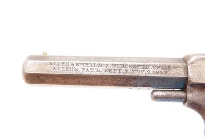 Rare CIVIL WAR Era First Issue ALLEN & WHEELOCK .22 RF SIDEHAMMER Revolver - Image 18 of 22