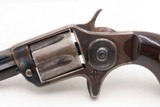 1876 Antique COLT “New Line” .30 RF ETCHED PANED Pocket Revolver WILD WESTCONDITION! With DESIRABLE CASE-HARDENED FRAME - Image 4 of 17