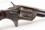 1876 Antique COLT “New Line” .30 RF ETCHED PANED Pocket Revolver WILD WESTCONDITION! With DESIRABLE CASE-HARDENED FRAME - Image 16 of 17