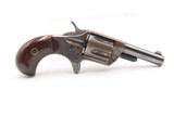 1876 Antique COLT “New Line” .30 RF ETCHED PANED Pocket Revolver WILD WESTCONDITION! With DESIRABLE CASE-HARDENED FRAME - Image 14 of 17