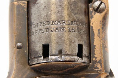 Post-CIVIL WAR Antique CONNECTICUT ARMS CO. Pocket Model CUPFIRE RevolverRare and Unique 6-shot Cupfire Cartridge Design - Image 6 of 19