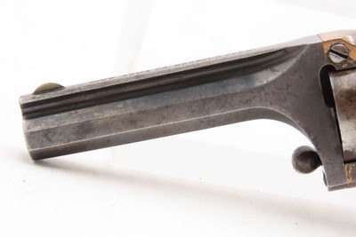 Post-CIVIL WAR Antique CONNECTICUT ARMS CO. Pocket Model CUPFIRE RevolverRare and Unique 6-shot Cupfire Cartridge Design - Image 5 of 19