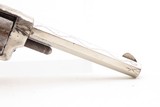 RARE Hopkins & Allen FACTORY ENGRAVED Antique “CZAR” Single Action Revolver WILD WEST Pocket Carry .22 Rimfire NICKEL PLATED - Image 19 of 19