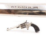 RARE Hopkins & Allen FACTORY ENGRAVED Antique “CZAR” Single Action Revolver WILD WEST Pocket Carry .22 Rimfire NICKEL PLATED
