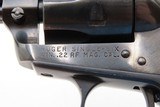 1961 RUGER SINGLE SIX Convertible Single Action 3-SCREW FRAME Revolver C&RWith Desirable MATCHING .22 Rimfire Extra Cylinder - Image 6 of 19