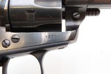1961 RUGER SINGLE SIX Convertible Single Action 3-SCREW FRAME Revolver C&RWith Desirable MATCHING .22 Rimfire Extra Cylinder - Image 15 of 19