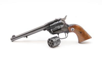 1961 RUGER SINGLE SIX Convertible Single Action 3-SCREW FRAME Revolver C&RWith Desirable MATCHING .22 Rimfire Extra Cylinder - Image 2 of 19