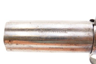 CIVIL WAR Era Antique ALLEN & WHEELOCK .31 PERCUSSION Pepperbox GOLD RUSHENGRAVED 6-Shot Pepperbox RIVERBOAT GAMBLER - Image 8 of 18