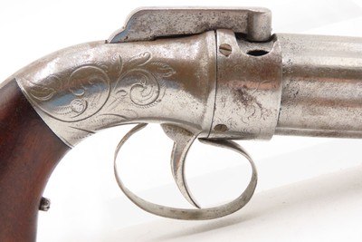 CIVIL WAR Era Antique ALLEN & WHEELOCK .31 PERCUSSION Pepperbox GOLD RUSHENGRAVED 6-Shot Pepperbox RIVERBOAT GAMBLER - Image 17 of 18