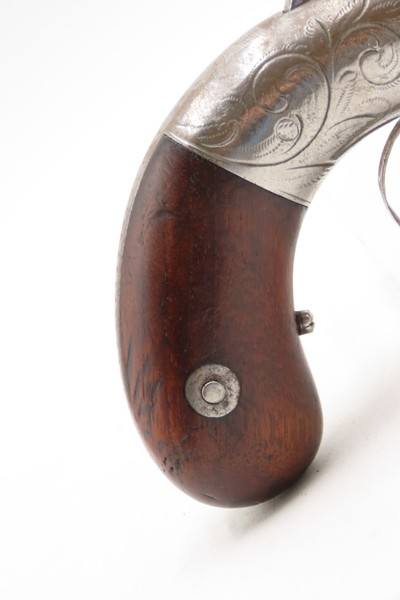 CIVIL WAR Era Antique ALLEN & WHEELOCK .31 PERCUSSION Pepperbox GOLD RUSHENGRAVED 6-Shot Pepperbox RIVERBOAT GAMBLER - Image 16 of 18