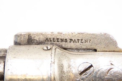 ENGRAVED Antique ALLEN & THURBER .31 Bar Hammer NORWICH Pepperbox BELLY GUN First American Double Action Revolving Pistol - Image 6 of 18