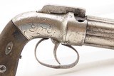 ENGRAVED Antique ALLEN & THURBER .31 Bar Hammer NORWICH Pepperbox BELLY GUN First American Double Action Revolving Pistol - Image 17 of 18
